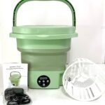 8L Folding Portable Washing Machine, 3 Modes Electric