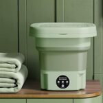 8L Portable Foldable Washing Machine with Spin Dryer