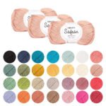 DROPS Safran 100% Cotton Yarn 50g Knitting Crochet All Colours