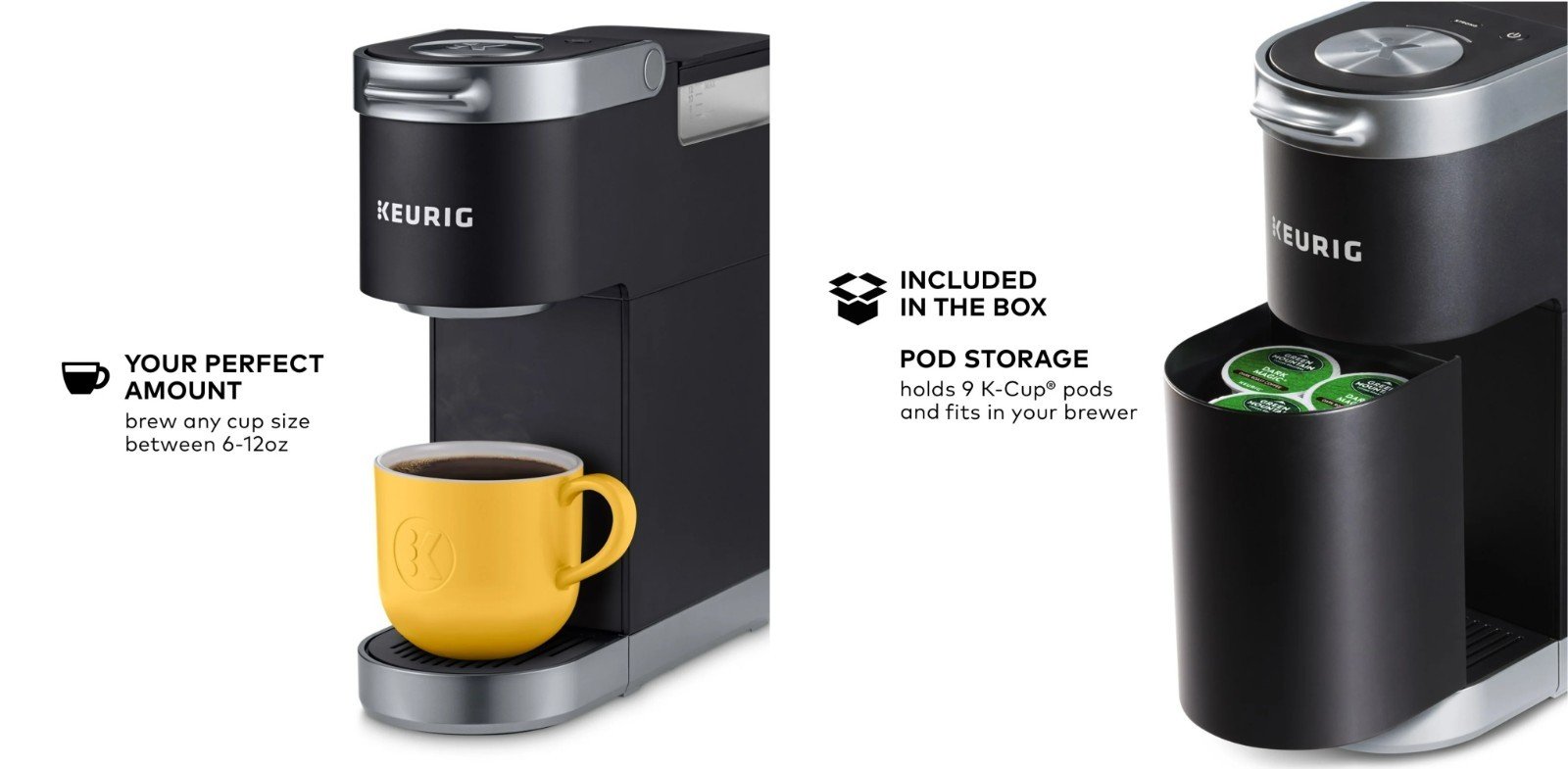 keurig-k-mini-single-serve-coffee-maker Keurig K-Mini Single Serve Coffee Maker with Pod Storage - Image 1