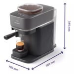 Philips Baristina 16-Bar Espresso Machine & Ceramic Grinder