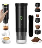 Portable Wireless Espresso Machine, Capsule & Ground Coffee